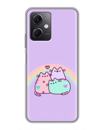 Чохол для Xiaomi Redmi Note 12 (5G) з картинкою «Веселкові Пушини»