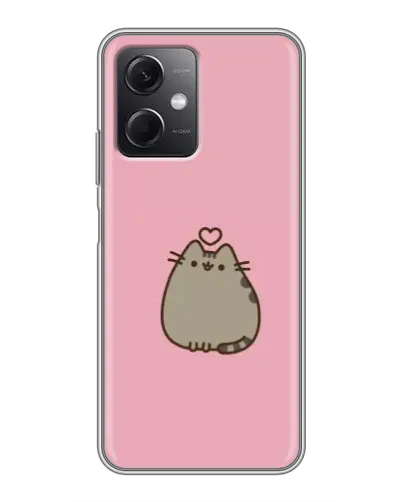 Чохол для Xiaomi Redmi Note 12 (5G) з картинкою «Pusheen серце»