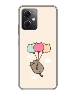 Чехол для Xiaomi Redmi Note 12 (5G) с картинкой «Пушин на шариках»