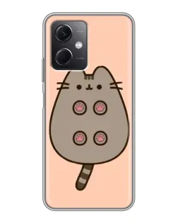 Чохол для Xiaomi Redmi Note 12 (5G) з картинкою «Пушин пузиком догори»