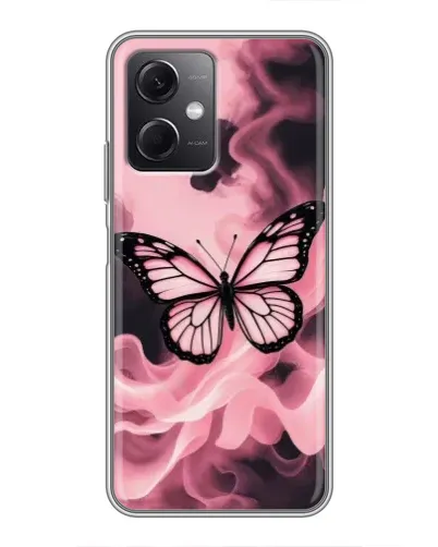 Чехол для Xiaomi Redmi Note 12 (5G) с картинкой «Бабочка в дыму» Чехол для Xiaomi Redmi Note 12 (5G) с картинкой «Бабочка в дыму»