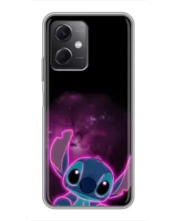 Чехол для Xiaomi Redmi Note 12 (5G) с картинкой «Неоновый Stitch»