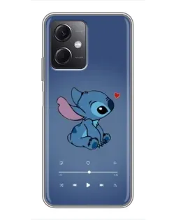 Чехол для Xiaomi Redmi Note 12 (5G) с картинкой «Музыкальный Stitch»