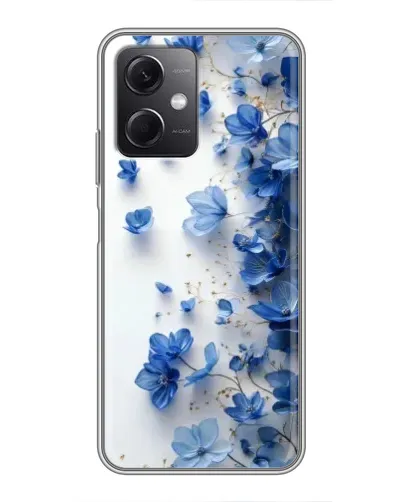 Чохол для Xiaomi Redmi Note 12 (5G) з картинкою «Блакитний квітковий каскад» Чохол для Xiaomi Redmi Note 12 (5G) з картинкою «Блакитний квітковий каскад»