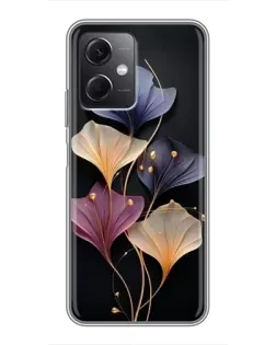 Чохол для Xiaomi Redmi Note 12 (5G) з картинкою «Лілові квіти грації» Чохол для Xiaomi Redmi Note 12 (5G) з картинкою «Лілові квіти грації»