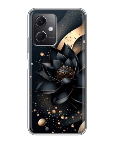 Чохол для Xiaomi Redmi Note 12 (5G) з картинкою «Чорний лотос» Чохол для Xiaomi Redmi Note 12 (5G) з картинкою «Чорний лотос»