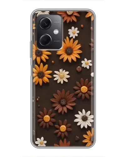 Чохол для Xiaomi Redmi Note 12 (5G) з картинкою «Візерунок з маленьких соняшників» Чохол для Xiaomi Redmi Note 12 (5G) з картинкою «Візерунок з маленьких соняшників»