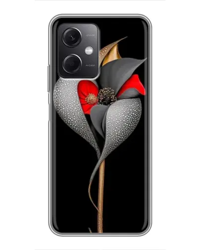 Чохол для Xiaomi Redmi Note 12 (5G) з картинкою «Срібна фантазійна квітка» Чохол для Xiaomi Redmi Note 12 (5G) з картинкою «Срібна фантазійна квітка»