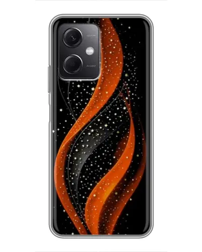Чохол для Xiaomi Redmi Note 12 (5G) з картинкою «Вогняна зоряна хвиля»