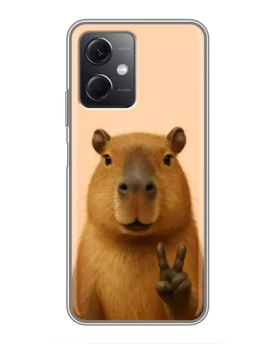 Чохол для Xiaomi Redmi Note 12 (5G) з картинкою «Капібара вікторія» Чохол для Xiaomi Redmi Note 12 (5G) з картинкою «Капібара вікторія»