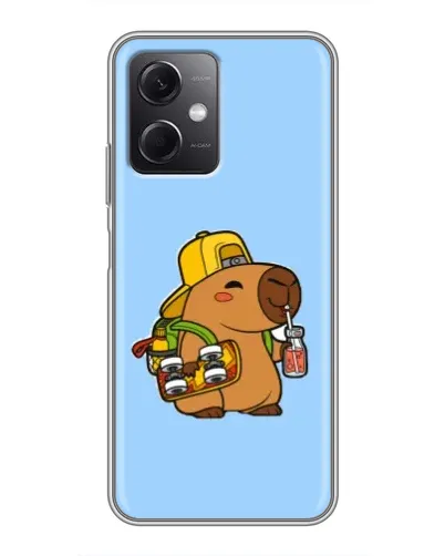 Чохол для Xiaomi Redmi Note 12 (5G) з картинкою «Капібара на скейті» Чохол для Xiaomi Redmi Note 12 (5G) з картинкою «Капібара на скейті»