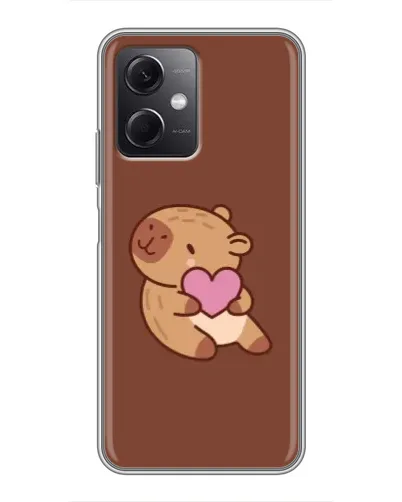 Чохол для Xiaomi Redmi Note 12 (5G) з картинкою «Капібара з серцем» Чохол для Xiaomi Redmi Note 12 (5G) з картинкою «Капібара з серцем»