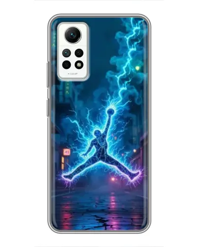 Чехол для Xiaomi Redmi Note 12 Pro (4g) с картинкой «Jordan Gold Jumpman»