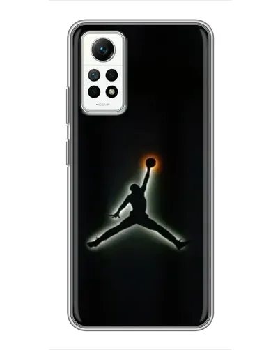Чехол для Xiaomi Redmi Note 12 Pro (4g) с картинкой «Jordan Gradient Logo»