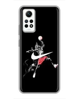 Чехол для Xiaomi Redmi Note 12 Pro (4g) с картинкой «Jordan Jumpman» Чехол для Xiaomi Redmi Note 12 Pro (4g) с картинкой «Jordan Jumpman»