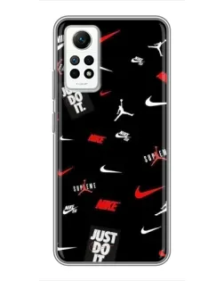 Чехол для Xiaomi Redmi Note 12 Pro (4g) с картинкой «Nike Mix Pattern» Чехол для Xiaomi Redmi Note 12 Pro (4g) с картинкой «Nike Mix Pattern»