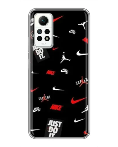 Чехол для Xiaomi Redmi Note 12 Pro (4g) с картинкой «Nike Mix Pattern»