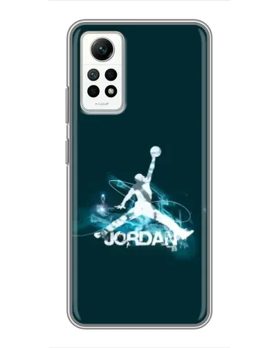 Чехол для Xiaomi Redmi Note 12 Pro (4g) с картинкой «Jordan Blue Fire»