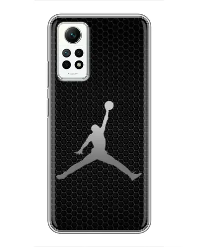 Чехол для Xiaomi Redmi Note 12 Pro (4g) с картинкой «Jordan Dark Carbon»