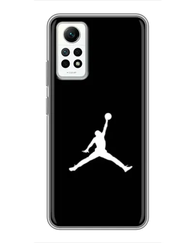Чехол для Xiaomi Redmi Note 12 Pro (4g) с картинкой «Jordan Silhouette»