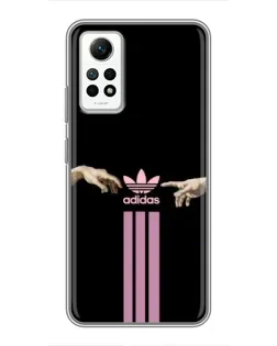 Чехол для Xiaomi Redmi Note 12 Pro (4g) с картинкой «Adidas Hands»