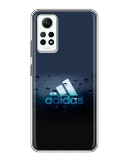 Чехол для Xiaomi Redmi Note 12 Pro (4g) с картинкой «Adidas Water Drops»