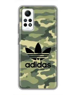 Чехол для Xiaomi Redmi Note 12 Pro (4g) с картинкой «Милитари стиль Adidas»