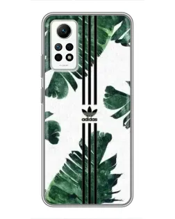 Чехол для Xiaomi Redmi Note 12 Pro (4g) с картинкой «Пальмовые листья адидас»