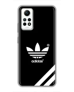 Чехол для Xiaomi Redmi Note 12 Pro (4g) с картинкой «Adidas с диагональными полосами»