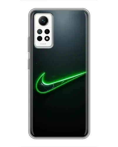 Чехол для Xiaomi Redmi Note 12 Pro (4g) с картинкой «Неоновый контур Nike» Чехол для Xiaomi Redmi Note 12 Pro (4g) с картинкой «Неоновый контур Nike»