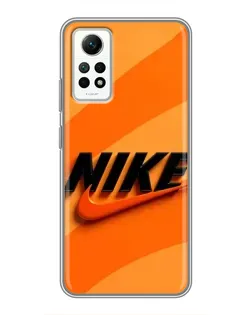 Чохол для Xiaomi Redmi Note 12 Pro (4g) з картинкою «Помаранчевий драйв Nike»