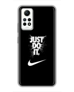 Чехол для Xiaomi Redmi Note 12 Pro (4g) с картинкой «Текстовый принт Nike» Чехол для Xiaomi Redmi Note 12 Pro (4g) с картинкой «Текстовый принт Nike»