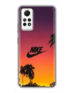 Чехол для Xiaomi Redmi Note 12 Pro (4g) с картинкой «Nike на закате солнца» Чехол для Xiaomi Redmi Note 12 Pro (4g) с картинкой «Nike на закате солнца»