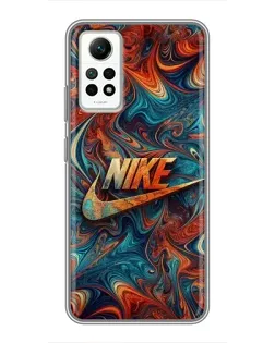 Чехол для Xiaomi Redmi Note 12 Pro (4g) с картинкой «Nike в абстракции» Чехол для Xiaomi Redmi Note 12 Pro (4g) с картинкой «Nike в абстракции»