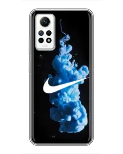 Чехол для Xiaomi Redmi Note 12 Pro (4g) с картинкой «Nike и синий дым» Чехол для Xiaomi Redmi Note 12 Pro (4g) с картинкой «Nike и синий дым»