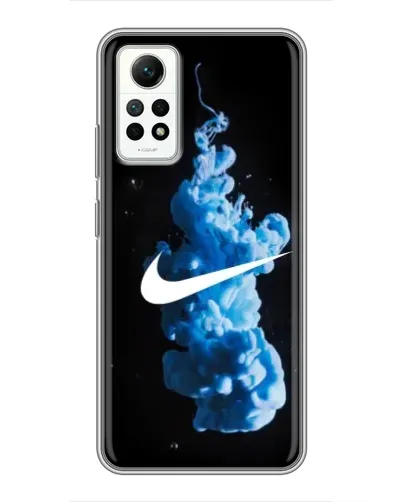 Чехол для Xiaomi Redmi Note 12 Pro (4g) с картинкой «Nike и синий дым» Чехол для Xiaomi Redmi Note 12 Pro (4g) с картинкой «Nike и синий дым»
