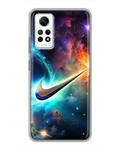 Чехол для Xiaomi Redmi Note 12 Pro (4g) с картинкой «Космический Nike Swoosh» Чехол для Xiaomi Redmi Note 12 Pro (4g) с картинкой «Космический Nike Swoosh»