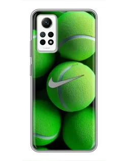 Чехол для Xiaomi Redmi Note 12 Pro (4g) с картинкой «Теннисные мячи Найк» Чехол для Xiaomi Redmi Note 12 Pro (4g) с картинкой «Теннисные мячи Найк»