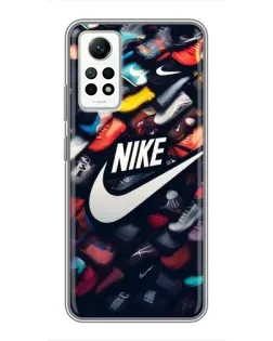 Чехол для Xiaomi Redmi Note 12 Pro (4g) с картинкой «Коллекция кроссовок Nike» Чехол для Xiaomi Redmi Note 12 Pro (4g) с картинкой «Коллекция кроссовок Nike»