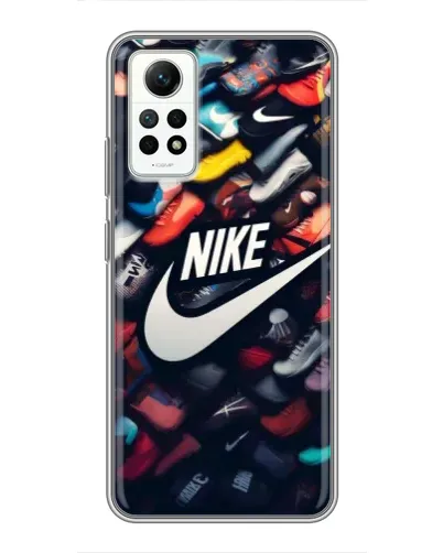 Чехол для Xiaomi Redmi Note 12 Pro (4g) с картинкой «Коллекция кроссовок Nike» Чехол для Xiaomi Redmi Note 12 Pro (4g) с картинкой «Коллекция кроссовок Nike»