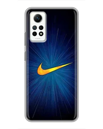 Чехол для Xiaomi Redmi Note 12 Pro (4g) с картинкой «Синий пульс Nike» Чехол для Xiaomi Redmi Note 12 Pro (4g) с картинкой «Синий пульс Nike»