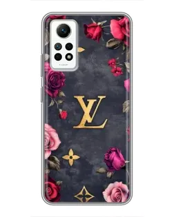 Чохол для Xiaomi Redmi Note 12 Pro (4g) з картинкою «Квітковий Louis Vuitton»