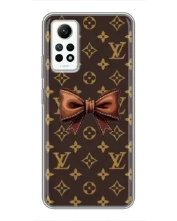 Чехол для Xiaomi Redmi Note 12 Pro (4g) с картинкой «LV с бантом»