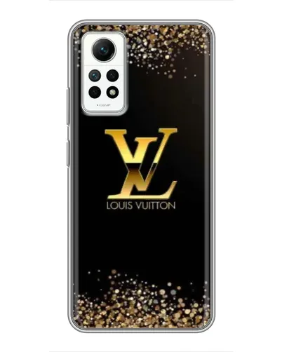 Чехол для Xiaomi Redmi Note 12 Pro (4g) с картинкой «LV — золотые искры»