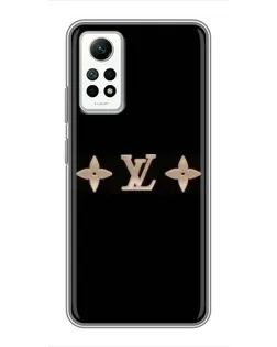 Чехол для Xiaomi Redmi Note 12 Pro (4g) с картинкой «Louis Vuitton — минимализм»