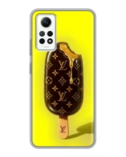 Чехол для Xiaomi Redmi Note 12 Pro (4g) с картинкой «Мороженое от LV»