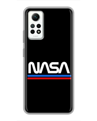 Чехол для Xiaomi Redmi Note 12 Pro (4g) с картинкой «NASA — классика Red Blue»