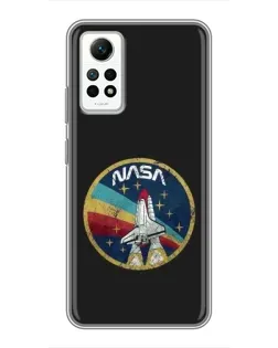 Чохол для Xiaomi Redmi Note 12 Pro (4g) з картинкою «NASA — емблема місії»