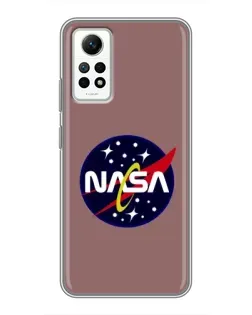 Чехол для Xiaomi Redmi Note 12 Pro (4g) с картинкой «NASA — ретро космос» Чехол для Xiaomi Redmi Note 12 Pro (4g) с картинкой «NASA — ретро космос»