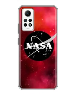 Чохол для Xiaomi Redmi Note 12 Pro (4g) з картинкою «NASA — червона туманність»